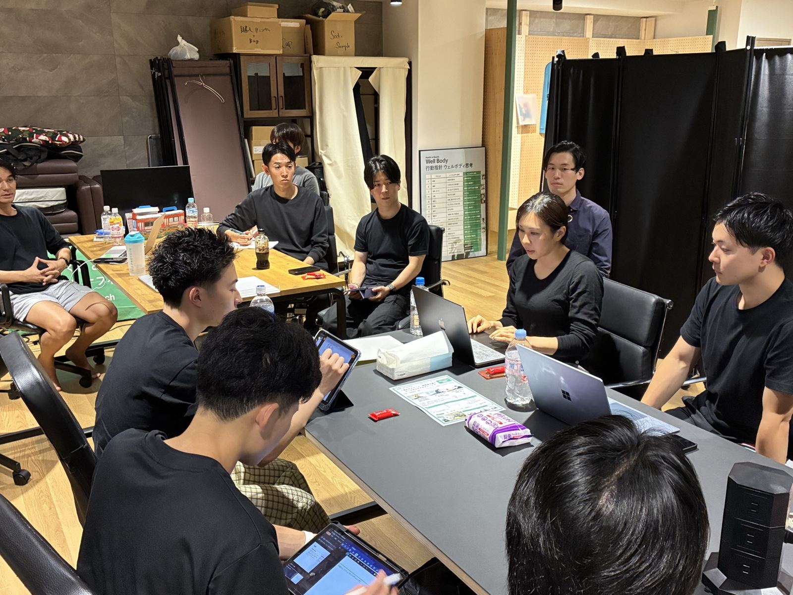 定例会でのワークの様子